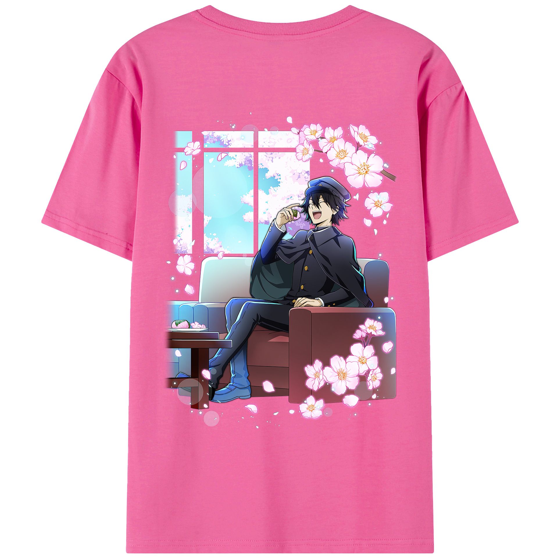 （画像用） 文豪ストレイドッグス Bungo Stray Dogs レディース半袖Tシャツ(バックプリント)
